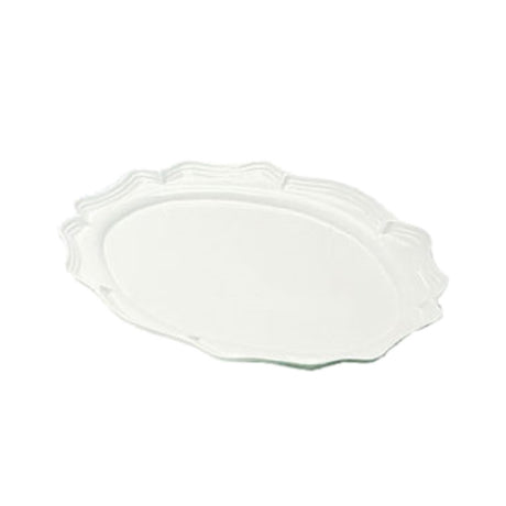 Bon Chef 2028TEAL Queen Anne Platter 14-3/4" X 20" Oval