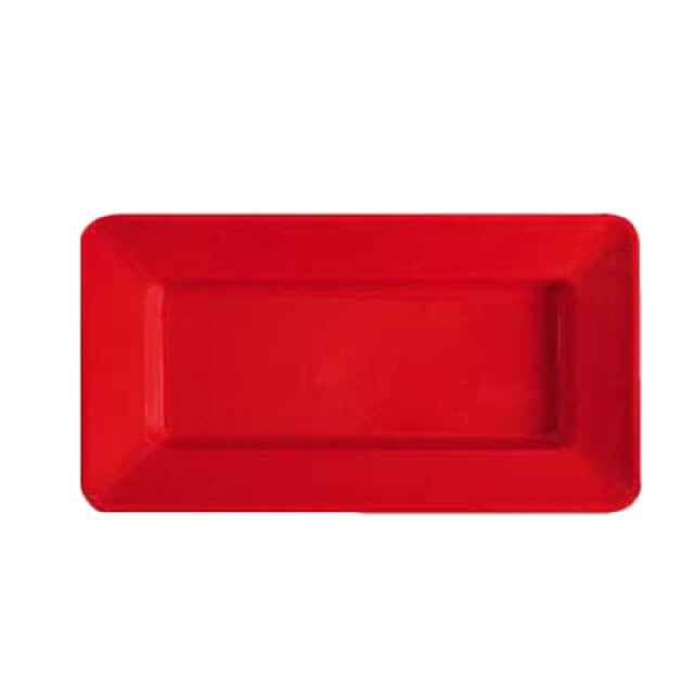 GET Enterprises ML-10-RSP Red Sensation™ Plate 15"L X 8"W X 3/4"H Rectangular