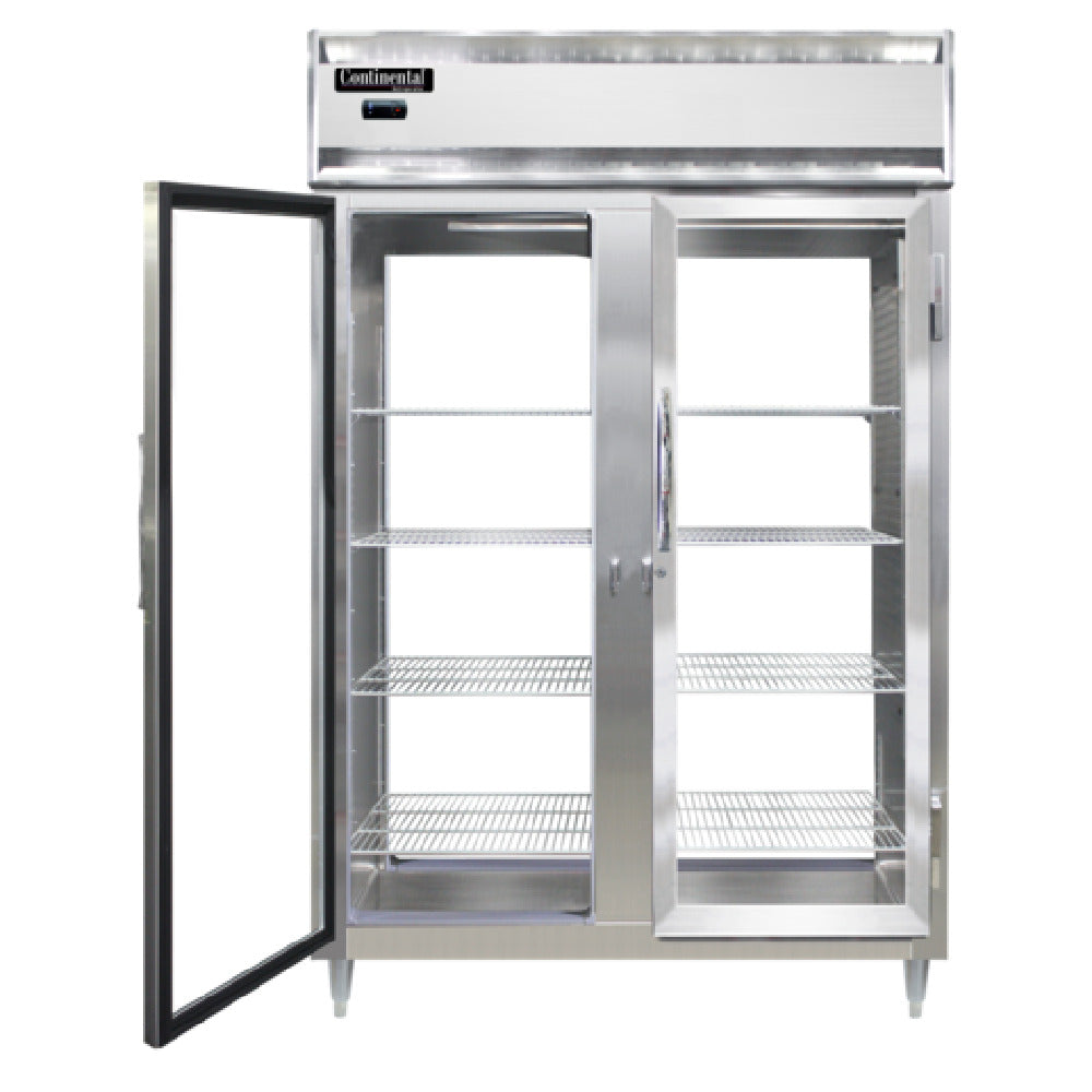 Continental Refrigerator D2RNSSPT-GD-GD Designer Line Refrigerator 50 Cu. Ft. Capacity