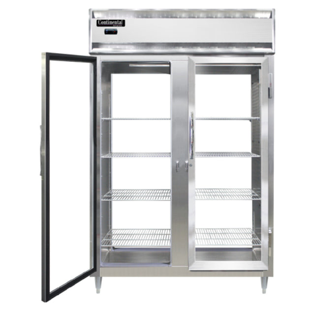 Continental Refrigerator D2RNSSPT-GD-GD Designer Line Refrigerator 50 Cu. Ft. Capacity