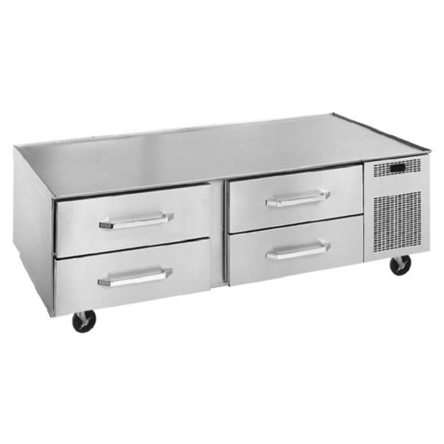 Randell RES1L3-105C4 Refrigerated Counter/Equipment Stand Three-section Compressor Left-side-mounted Self-contained Refrigeration