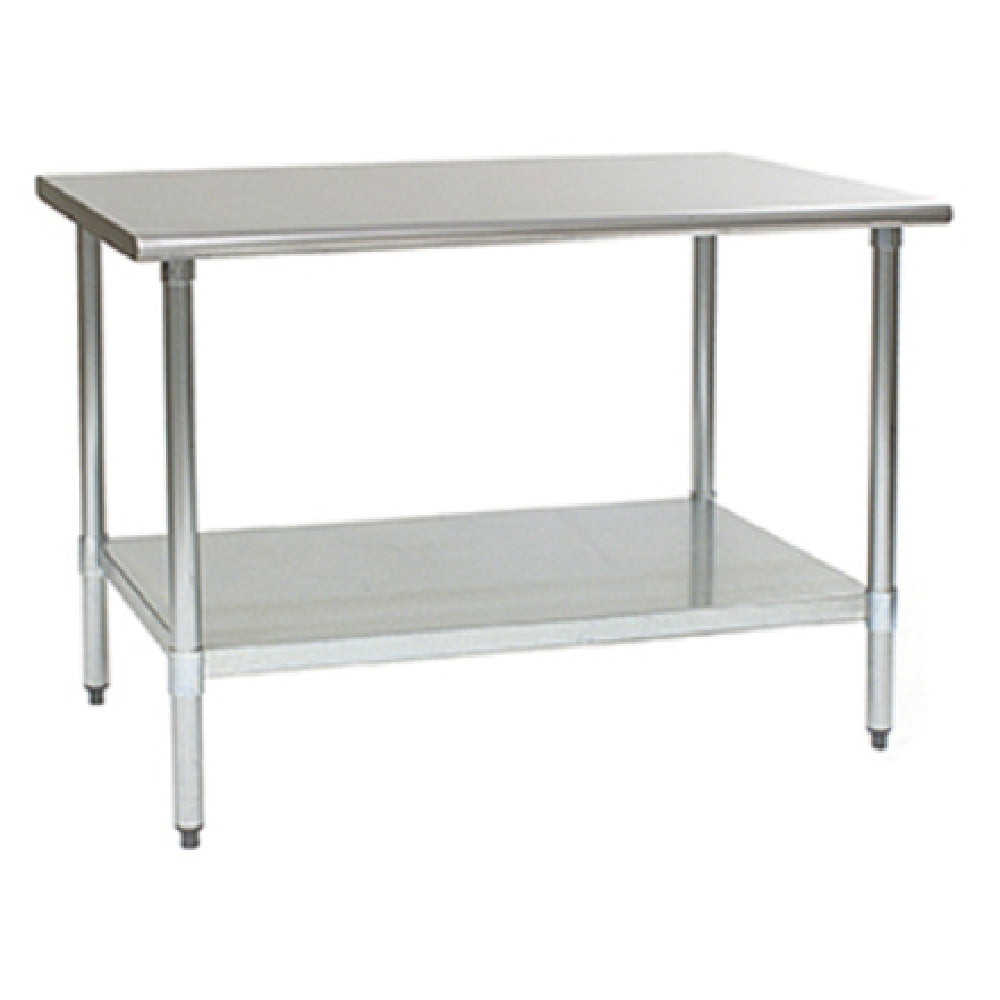 Eagle BPT-3084EB Blend Port® Deluxe Series Work Table 84"W X 30"D 16/300 Stainless Steel Top