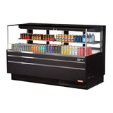 Turbo Air TOM-72L-UFD-W-2S-N Horizontal Open Display Merchandiser Low-profile