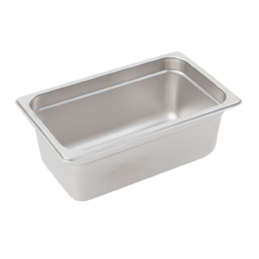 Crestware 4144 Steam Table/Holding Pan 1/4 Size 4" Deep