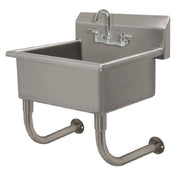 Advance Tabco FS-WM-2519-F - Service Sink, Splash Mount Faucet Provision, Wall Mounted