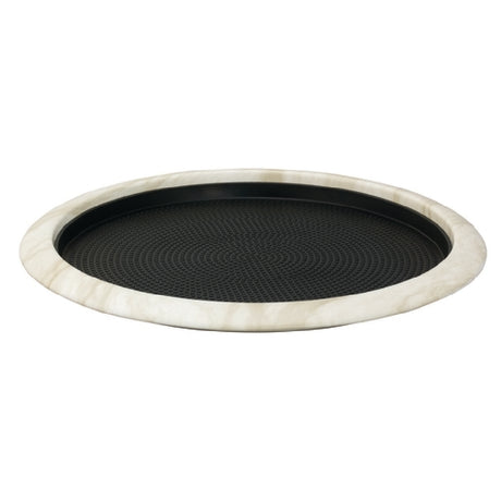 Service Ideas TR1412RIWM Natural Elements Tray 14" Dia. (12" Dia. Inside) Round