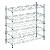 Hubert 32819 - Kratos Wire Wine Rack, 36"W X 14"D X 34"H, 34" Posts