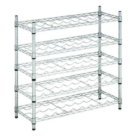 Hubert 32819 - Kratos Wire Wine Rack, 36"W X 14"D X 34"H, 34" Posts