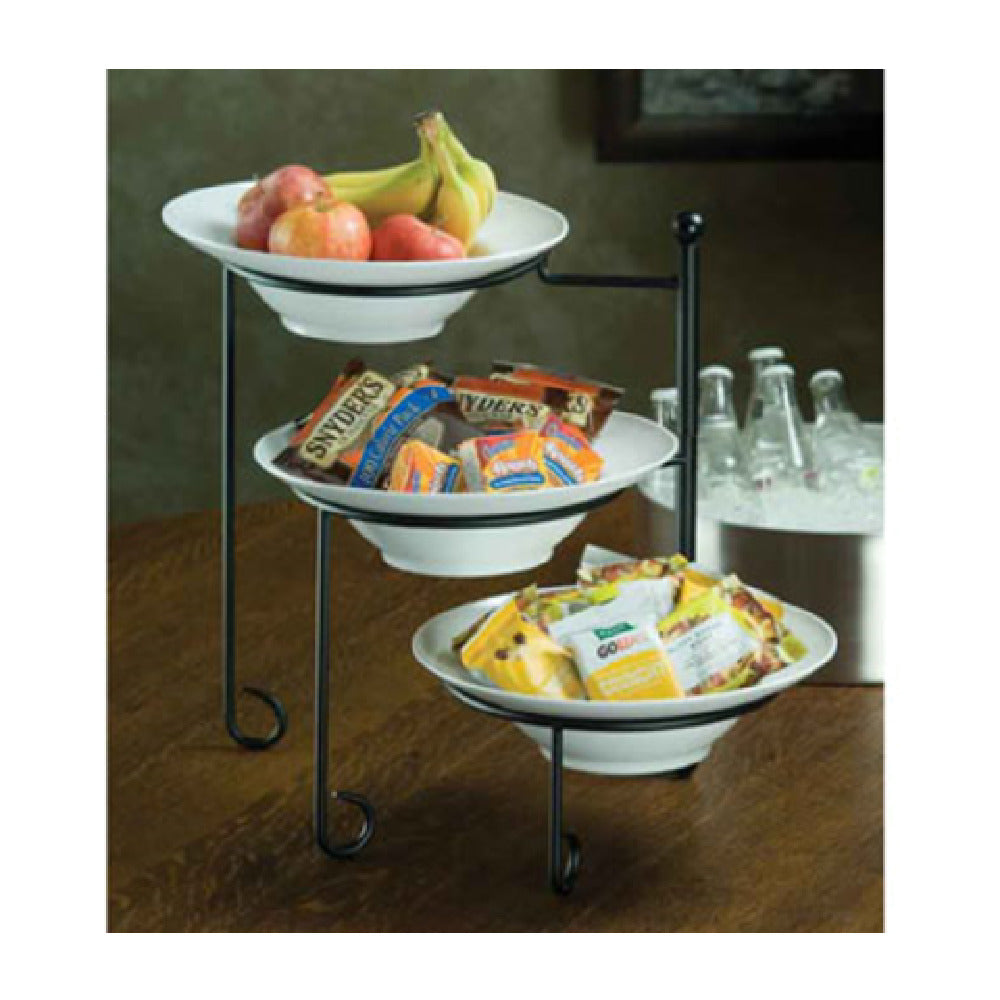 American Metalcraft TTRSMEL7 Ironworks™ Stand Set 3-tier 17-3/8"H X 9-3/4"W