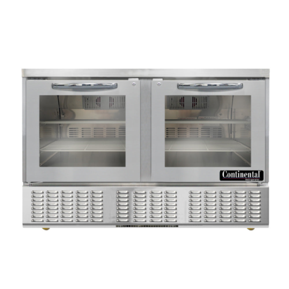 Continental Refrigerator UC48NGD Undercounter Refrigerator 48"W 9 Cu. Ft. Capacity
