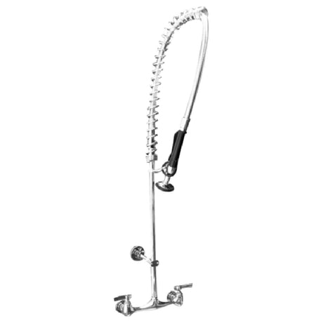 Serv-Ware PRW8-CWP - Serv-Ware - Plumbing - Heavy Duty Wall Mount 8 O.C. Pre-Rinse Unit - 1/2" NPT Inlets