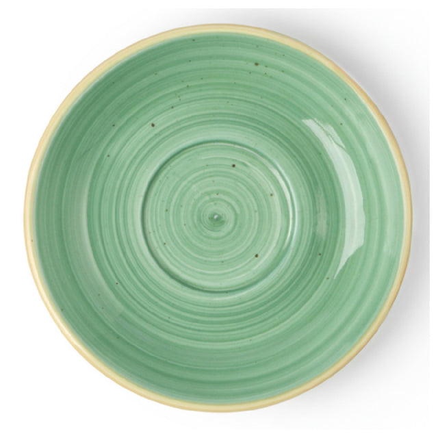 Bon Chef 2060052P-M Tavola Saucer For Espresso Cup 4.5" Dia. X 1"H Alumina Vitrified