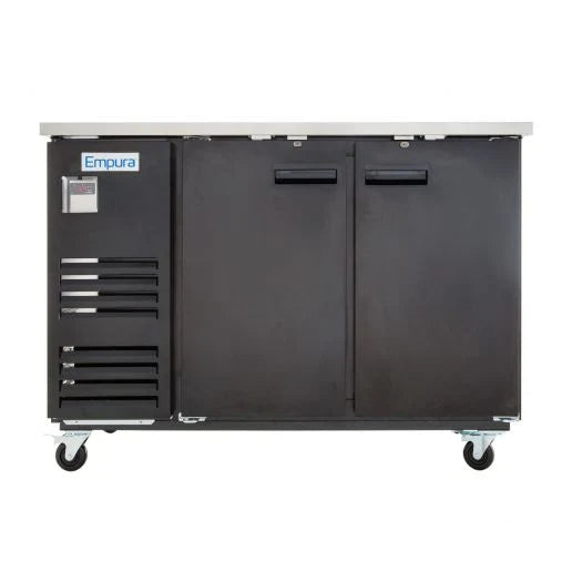 Empura Refrigeration E-KBB60-2-27 Back Bar Cooler 2 Swing Solid Doors 58 3/4"W X 27 5/8"D X 42 1/2"H