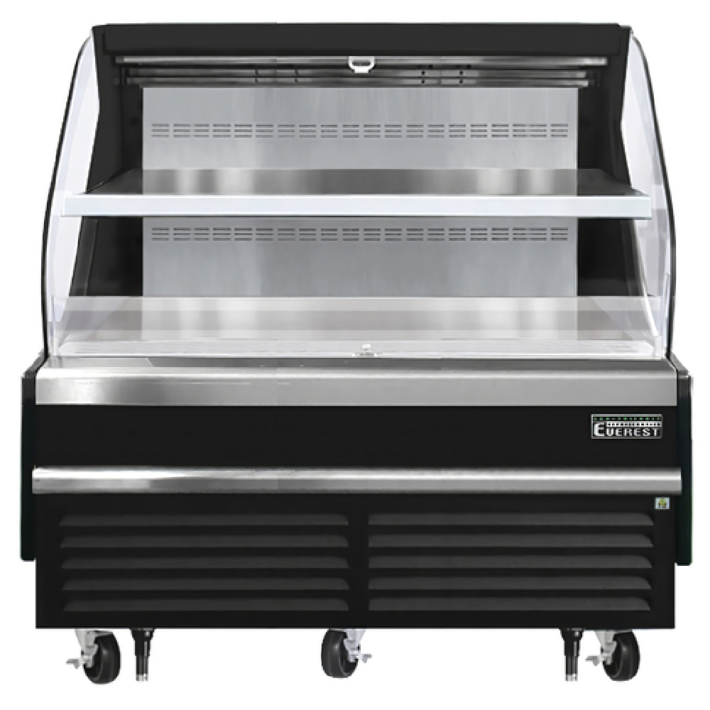 Everest Refrigeration EOMH-60-B-35-T Horizontal Open Display Merchandiser 60"W X 34-1/4"D X 46"H