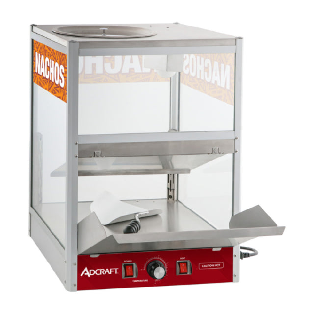 Admiral Craft NCM530W - Adcraft Nacho Chip Warmer/Merchandiser, Countertop, 14.61" L X 17.76" W X 24.86" H