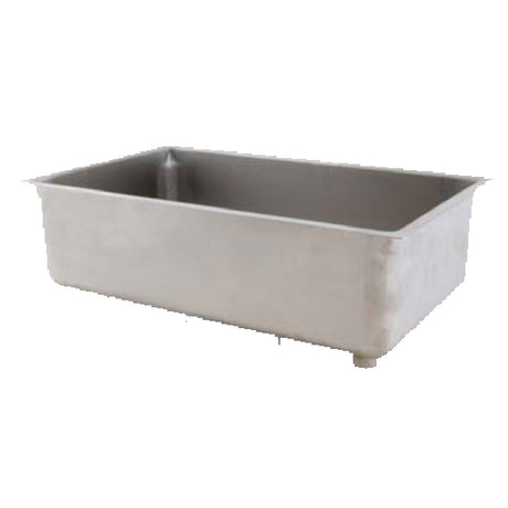 Franklin Machine Products 160-1263 Food Pan 21-3/4"L X 13-11/16"W X 6-3/8"D With 1/2" Drain