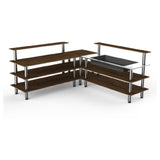 Steelite MGCMLB01WSXF Mogogo Buffet Solutions Modular Cooling Corner Station 3-tier