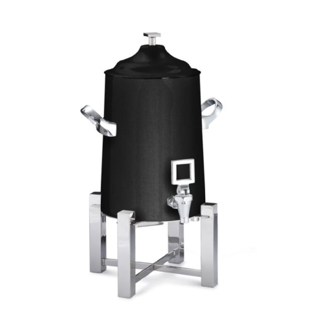 Steelite DW43KBKSS Tower Urn Black & Stainless Steel Unique