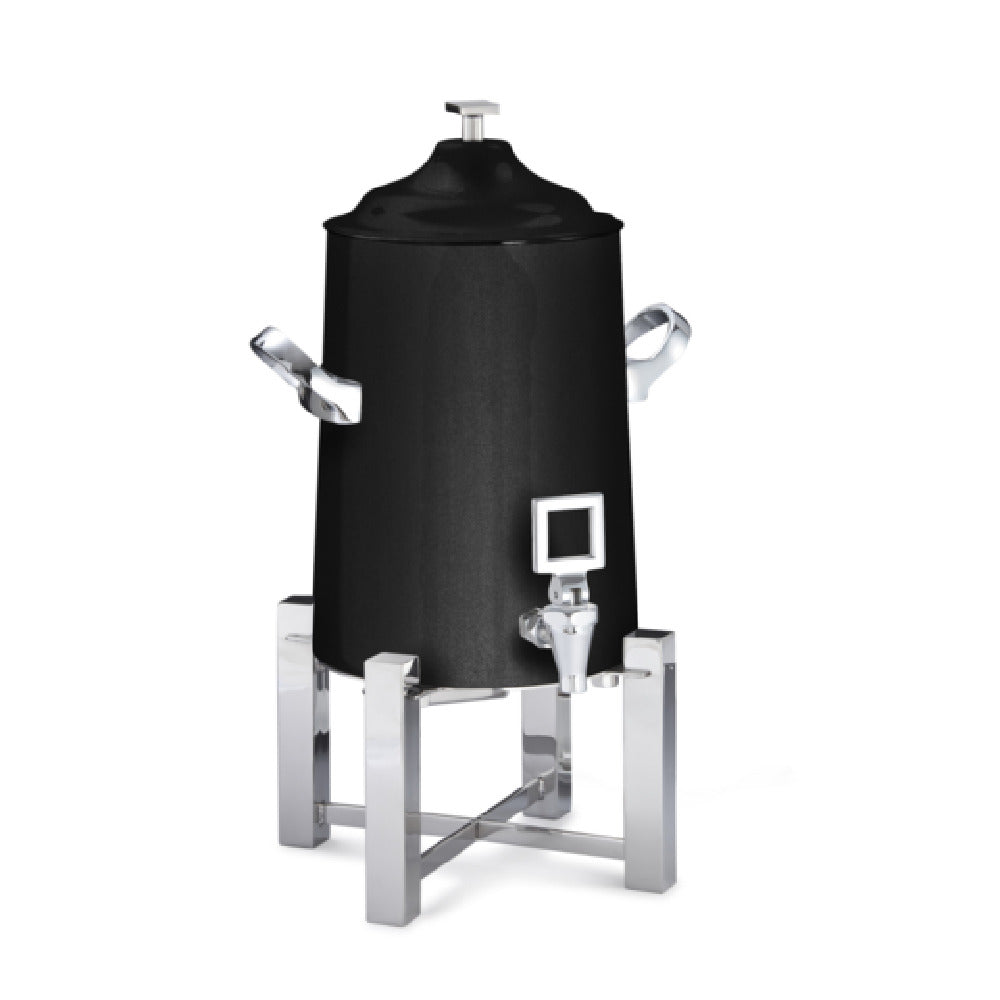 Steelite DW43KBKSS Tower Urn Black & Stainless Steel Unique