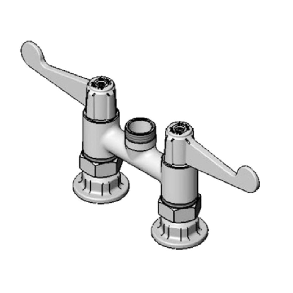 T&S Brass 5F-4DWS00 Equip Base Faucet Swivel 4"