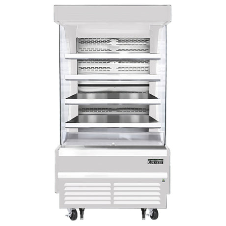 Everest Refrigeration EOMV-36-W-35-T Vertical Open Display Merchandiser 37-1/4"W X 34-1/4"D X 78"H