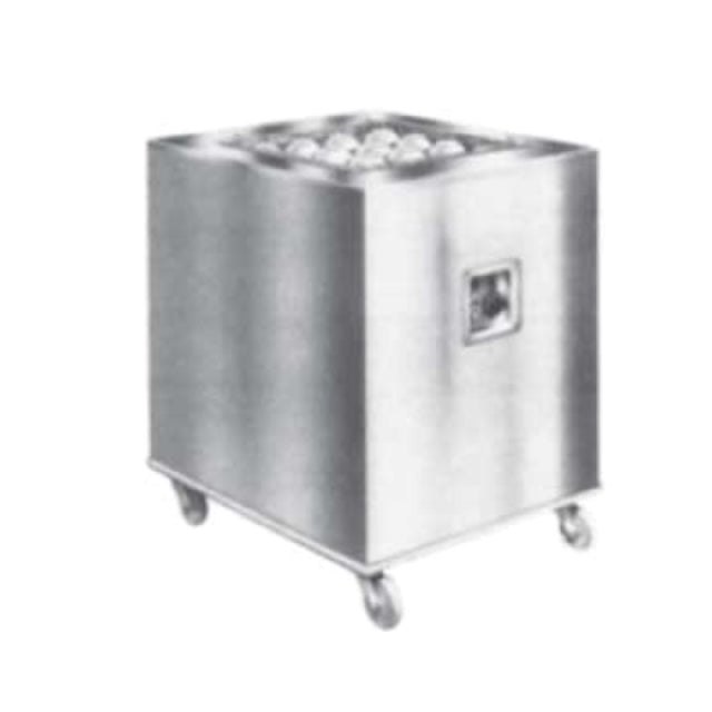 Piper Products AC-STH-2020 - Heated Cup & Glass Dispenser, Cabinet Style, Enclosed Base
