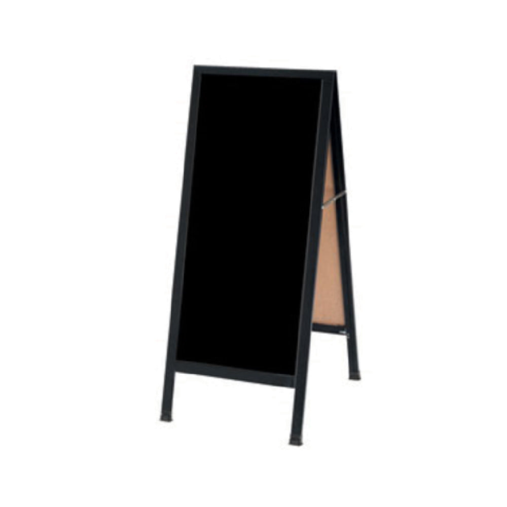 Aarco BA-3B Sidewalk Chalkboard 18"W X 42"H Black Composition Board