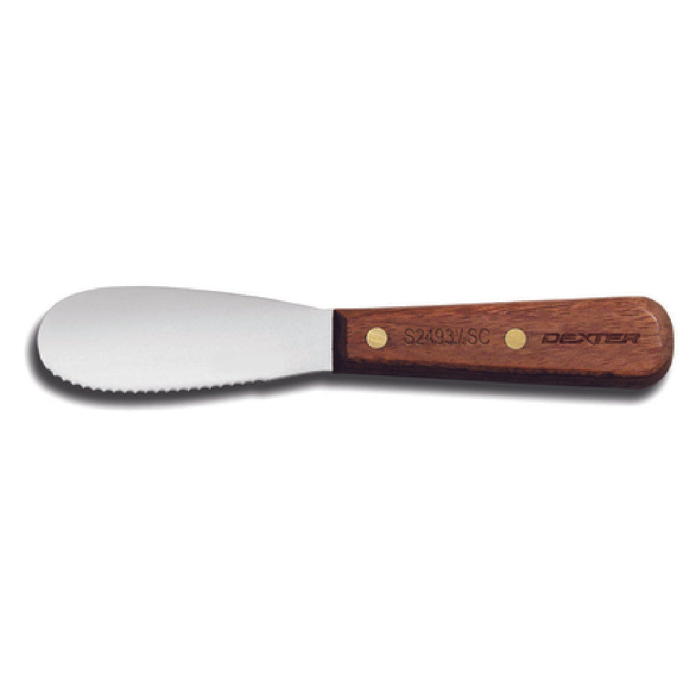 Dexter Russell S2493 1/2SC-PCP Traditional™ (18120) Sandwich Spreader 3-1/2" Scalloped Edge