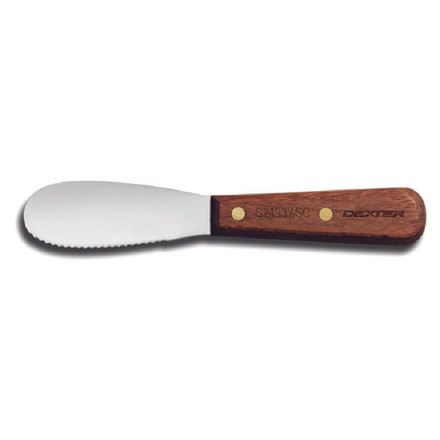 Dexter Russell S2493 1/2SC-PCP Traditional™ (18120) Sandwich Spreader 3-1/2" Scalloped Edge