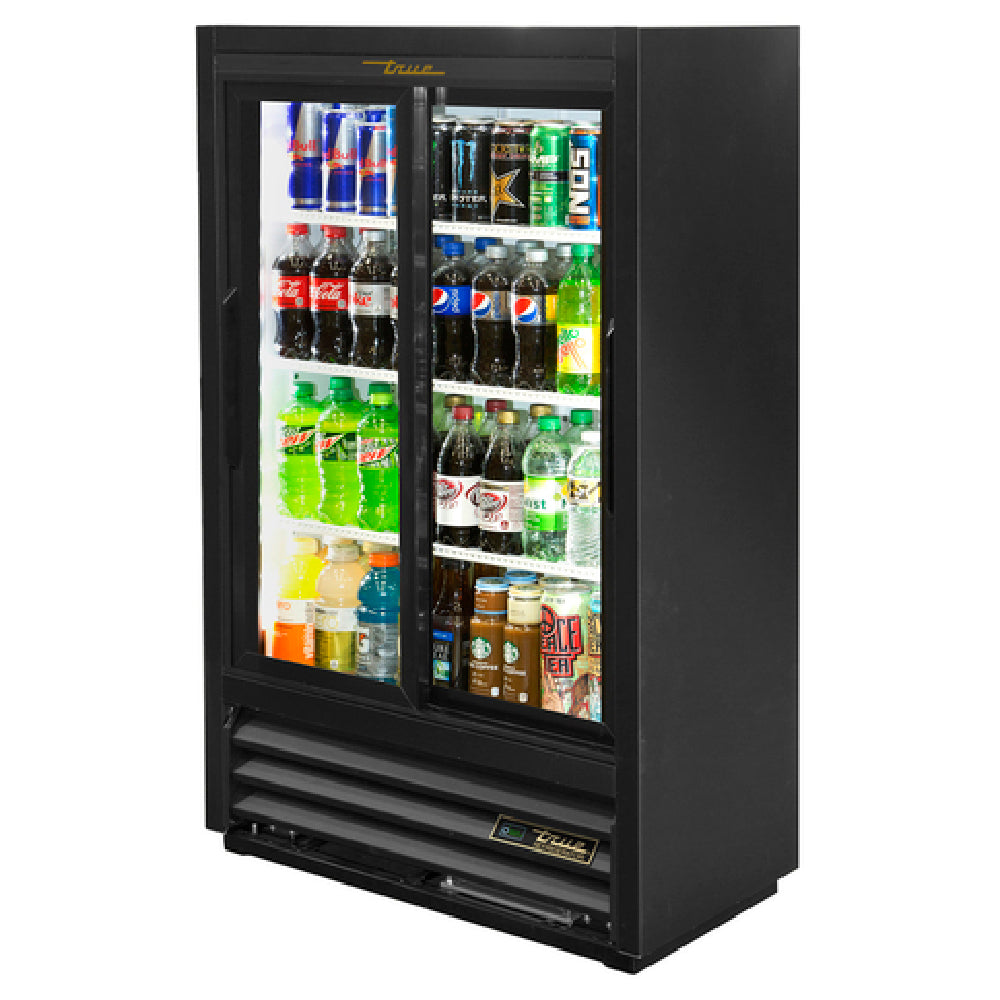 True Refrigeration GDM-33SSL-56-HC-LD_BL Convenience Store Cooler Two-section