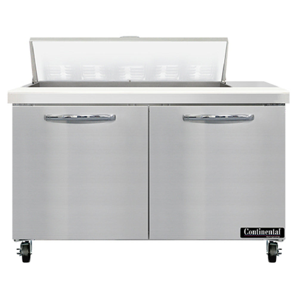 Continental Refrigerator SW48N10 Sandwich Unit 48"W 13.4 Cu Ft Capacity