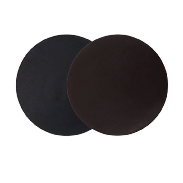 FOH RTL019BKL23 London Placemat 12" Round Reversible