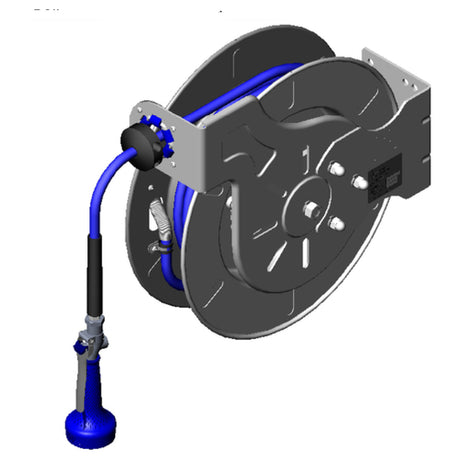 T&S Brass B-7142-08M Hose Reel System Open 3/8" X 50' Hose With 1.15 GPM Spray Valve