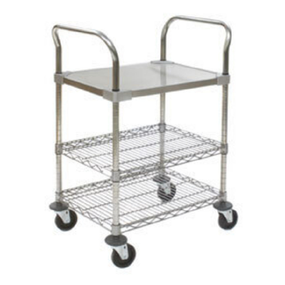 Eagle Group U3-2436CS - Utility Cart, 3-tier, 36"W X 24"D X 37-3/4"H