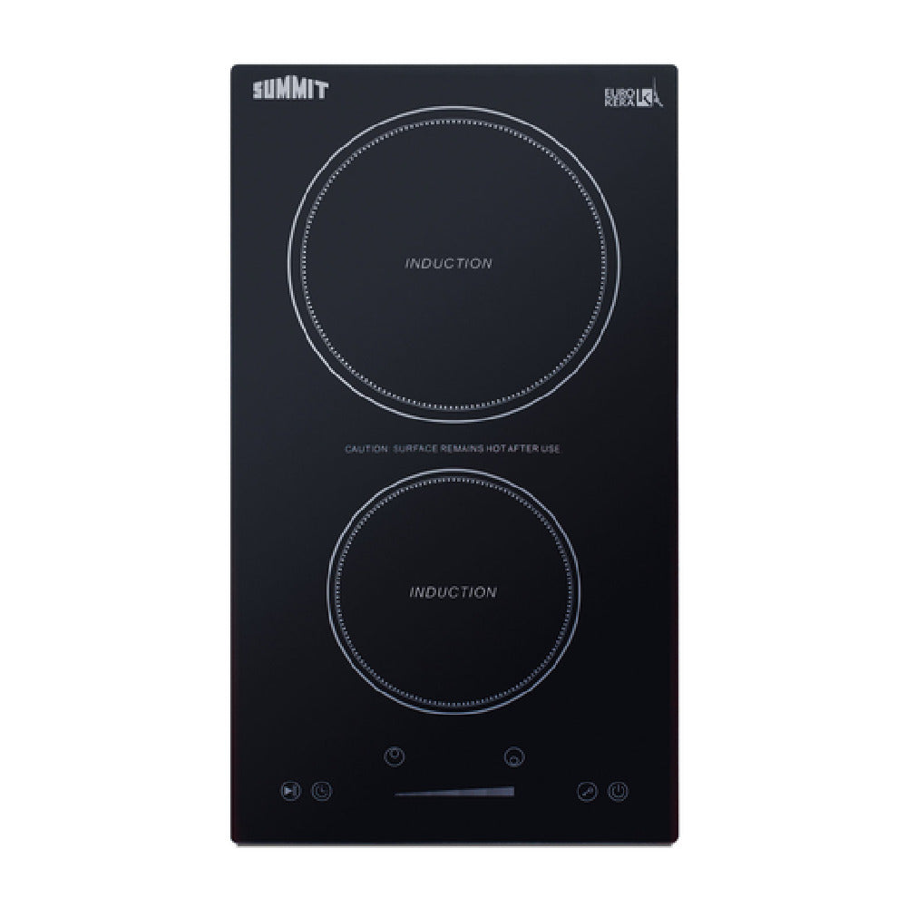 Summit SINC2B115 Induction Cooktop 12"W (2) Burners