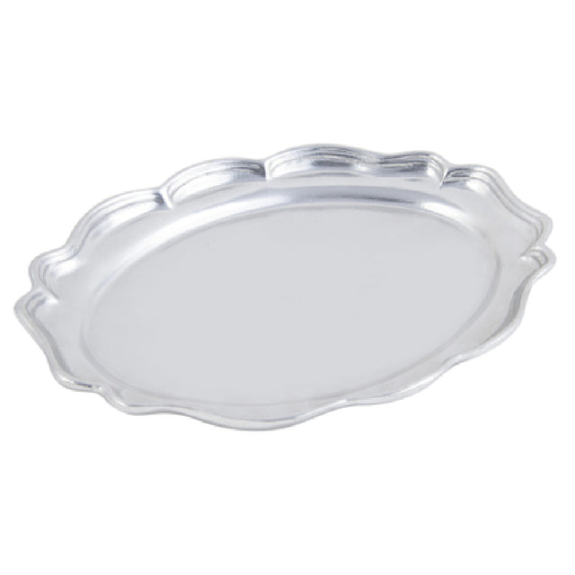 Bon Chef 2012 Queen Anne Sandwich Platter 6-3/4" X 9" Aluminum With Pewter-Glo Finish