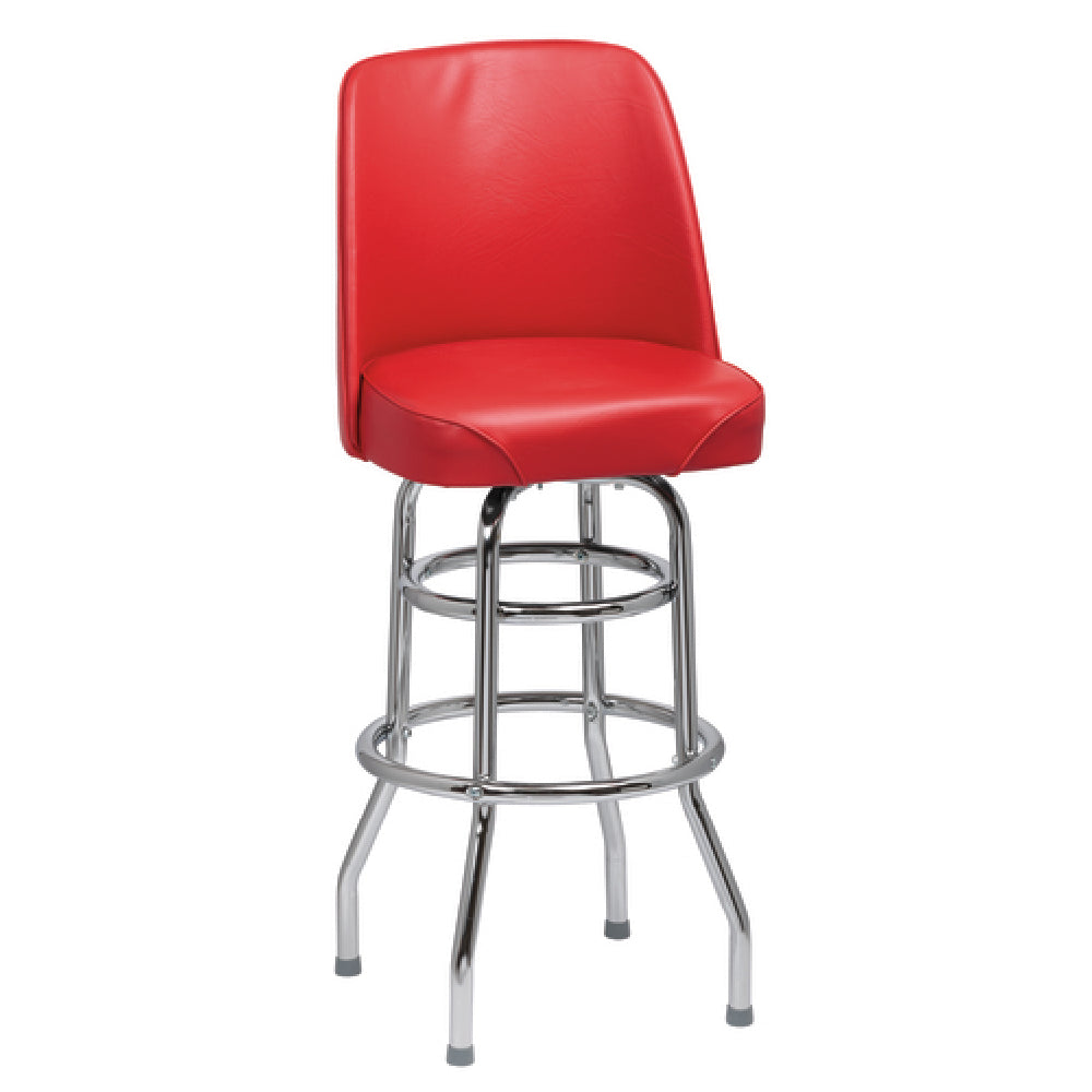 Royal Industries ROY 7722 R Bucket Bar Stool High Back Heavy Foam Padded Waterfall Seat