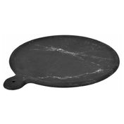 Bauscher Hepp TBMA3145 - Carrara Collection Marble Platter, 17-3/4" X 15" X 1/2"H