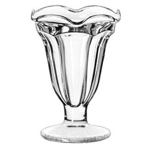 Libbey 5314 Tulip Sundae Dish 5-1/4 Oz. Glass (H 5-7/8" T 4-1/4" B 3-1/8" D 4-1/4") (24 Each Per Case)