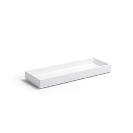FOH RTR027WHT13 Amenity Tray 10"W X 3.5"D X 1"H Rectangular