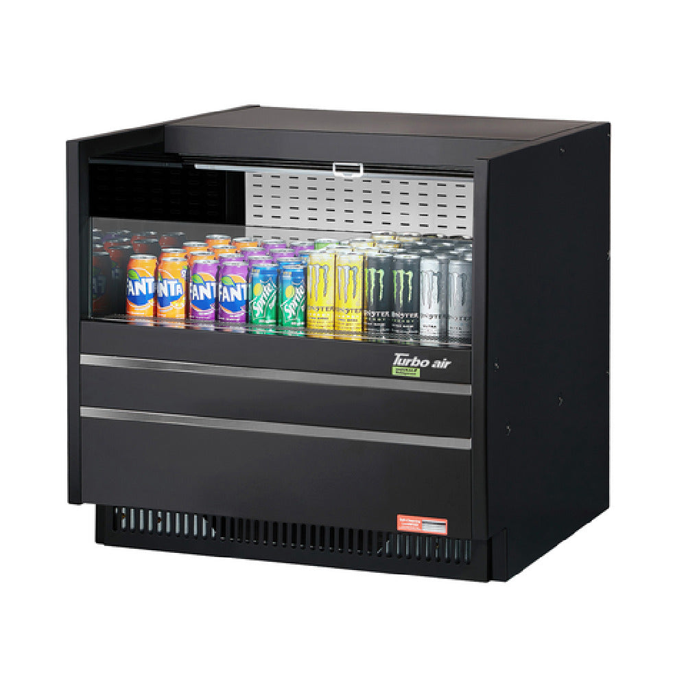 Turbo Air TOM-36UC-W(B)-N Drop-In Horizontal Open Display Case Low Profile 5.0 Cu. Ft. Capacity