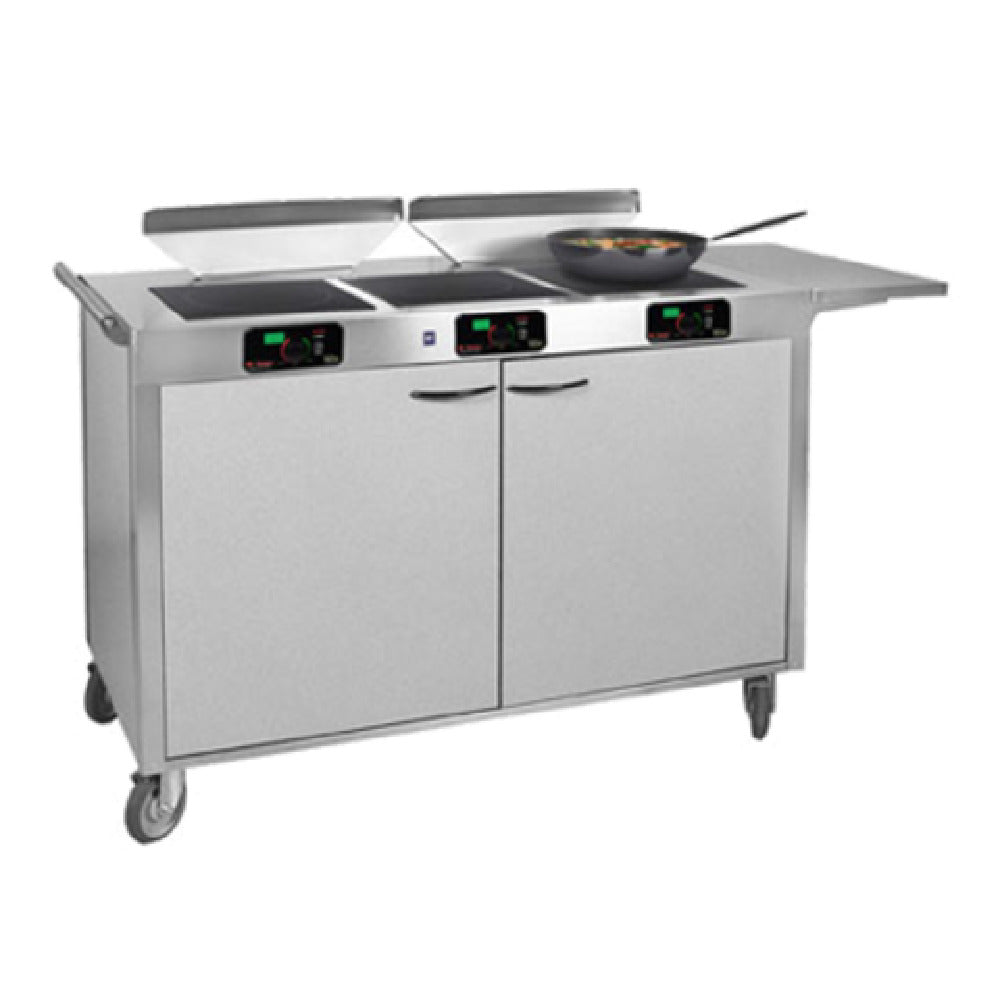 Spring USA ICS348-18 Max Induction™ Mobile Cooking Station (3) 1800 Watt MAX Induction® Ranges (SM-181R)