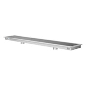 Koolmore KM-FTG-2472 KoolMore Commercial Floor Trough Drain 72"W X 24"D 4"dia. Drain Connections