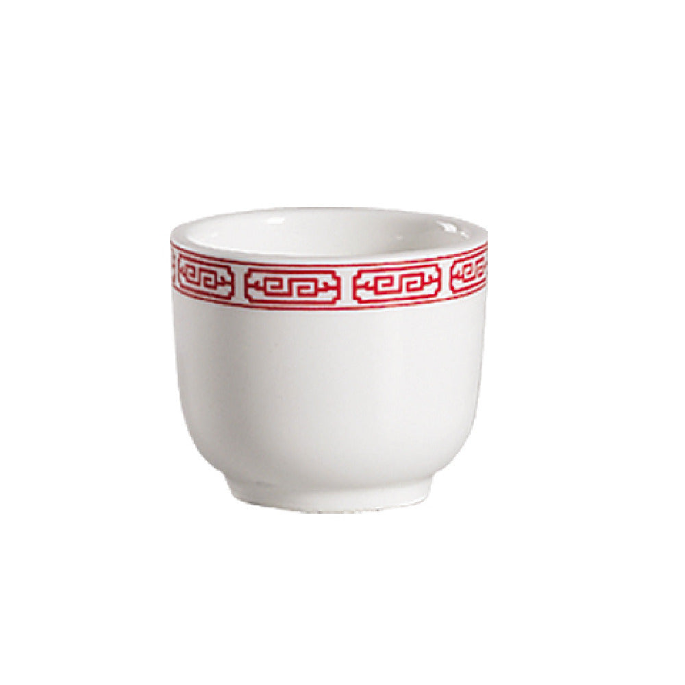 CAC China 105-54 Red Gate Chinese Style Tea Cup 4-1/2 Oz. 2-3/4" Dia. X 2-3/8"H