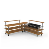 Steelite MGCMLB01BSXW - Cooling Corner Station, 100.5" X 100.5" X 47.5", Modular