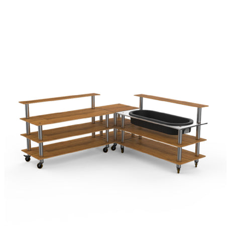 Steelite MGCMLB01BSXW - Cooling Corner Station, 100.5" X 100.5" X 47.5", Modular