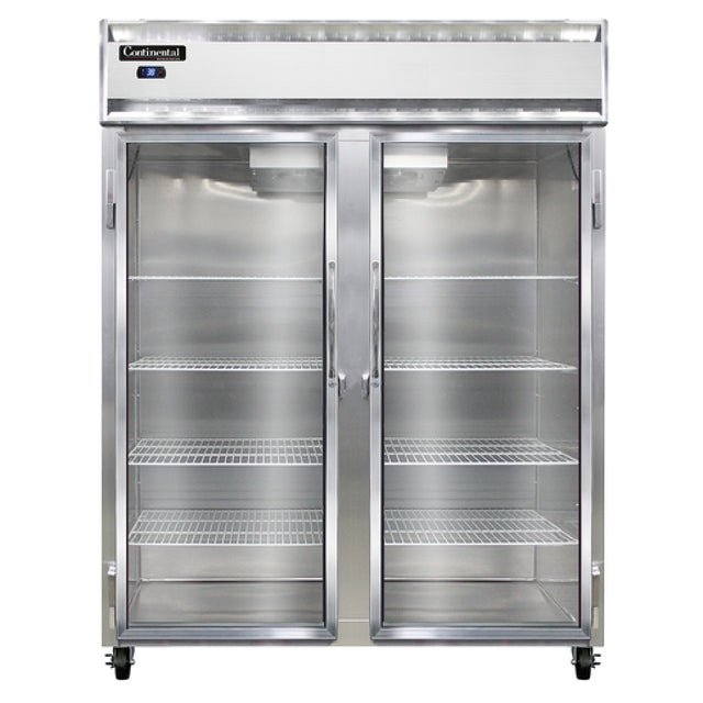 Continental Refrigerator 2RESNGD Extra-Wide Refrigerator Reach-in 57"W