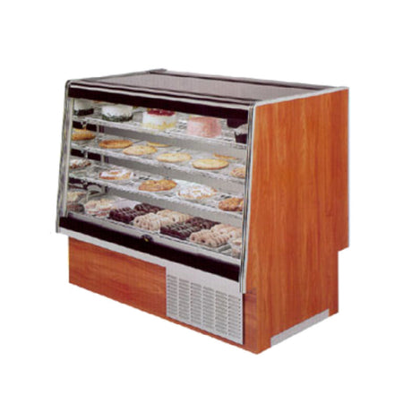 Marc Refrigeration SQBCR-48 S/C Refrigerated Bakery Display Case 48" L Flat Glass Top & Front