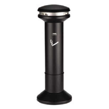 Rubbermaid FG9W3400BLA - Infinity™ Ultra-High Capacity Smoking Receptacle, 15-1/2"W X 41-1/2"H