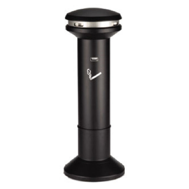 Rubbermaid FG9W3400BLA - Infinity™ Ultra-High Capacity Smoking Receptacle, 15-1/2"W X 41-1/2"H